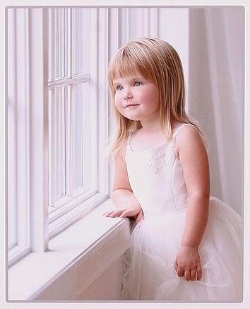 une belle  fille